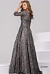 Jovani 37938 Grey Evening Dress