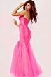 Jovani 5908 Neon Pink Dress