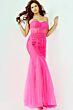 Jovani 5908 Neon Pink Dress