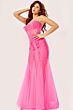 Jovani 5908 Neon Pink Dress