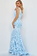 Jovani 63349 White Gold Dress