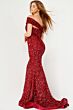 Jovani JVN23116 Burgundy Dress