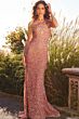Jovani JVN23116 Burgundy Dress