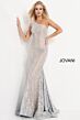 Jovani 00353 Silver Prom Dress
