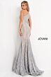 Jovani 00353 Silver Prom Dress