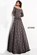 Jovani 03357 Taupe Evening Dress