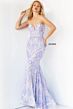 Jovani 03445 Lilac-Nude Prom Dress
