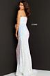 Jovani 05664 Iridescent White Dress