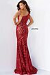 Jovani 06017 Neon Hot Pink Dress