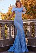 Jovani 06451 Light-Blue Prom Dress