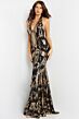 Jovani 06547 Black-Gold Prom Dress