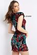Jovani 07518 Black-Multi Cocktail Dress