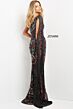 Jovani 08450 Black-Multi Evening Dress