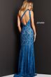 Jovani 08515 Dark Peacock-Nude Prom Dress