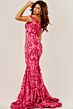 Jovani 08647 Pink-Fuchsia Prom Dress