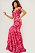 Jovani 08647 Pink-Fuchsia Prom Dress