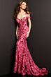 Jovani 08647 Pink-Fuchsia Prom Dress