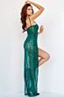 Jovani 08689 Dark-Green Prom Dress