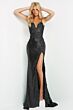 Jovani 1012 Deep Plunging Neckline Dress