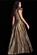Jovani 22268 Gold Evening Dress