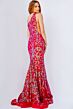 Jovani 22845 Iridescent Red Dress