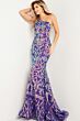 Jovani 22845 Iridescent Red Dress