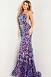 Jovani 22845 Iridescent Red Dress