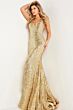 Jovani 23076 Gold Dress