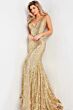 Jovani 23076 Gold Dress
