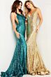 Jovani 23076 Gold Dress