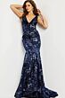 Jovani 32581 Navy Evening Dress