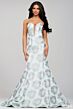 Jovani 36219 Blue-Print Prom Dress