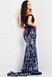 Jovani 36370 Navy-Light-Blue Prom Dress