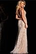 Jovani 37577 Ivory Nude Dress