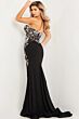 Jovani 38933 Black Metallic Dress