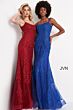 Jovani JVN02012 Wine Dress