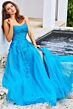 Jovani JVN05811 Turquoise Prom Dress