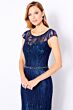 Cameron Blake 221685 Scoop Neckline Lace Dress