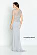 Cameron Blake CB130 Beaded Bodice Short Sleeve Dress