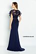 Cameron Blake CB131 Angel Sleeve Lace Bodice Dress
