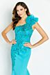 Cameron Blake CB132 One Shoulder Embroidered Dress
