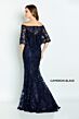 Cameron Blake CB135 Cape Sleeve Embroidered Dress