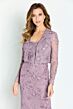 Cameron Blake CB137 Crop Jacket Beaded Embroidery Dress