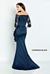Cameron Blake CB140 Three Quarter Sleeve Lace Bodice Dress