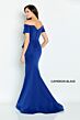 Cameron Blake CB141 Off The Shoulder Pleated Bodice Dress