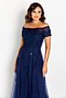 Cameron Blake CB751 Keyhole Back Off The Shoulder Dress