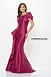 Cameron Blake CB3243 Detachable Sleeve Trumpet Dress