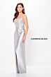 Cameron Blake CB3244 A-Line Overskirt V-Neck Dress