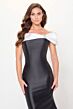 Cameron Blake CB3247 Bow Sleeve Off-The-Shoulder Dress