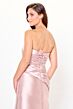 Cameron Blake CB3248 Pleated Bodice Asymmetric Waist Dress